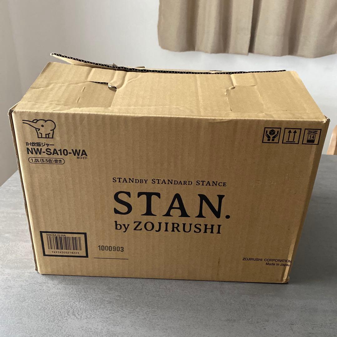 象印STAN. IH炊飯器NW-SA10-WA [ホワイト]5.5合炊き
