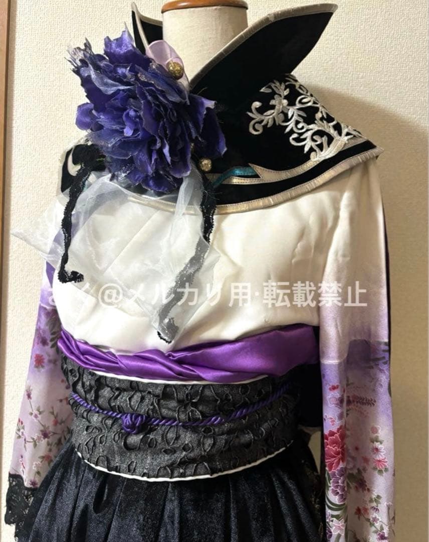 【値下げ】戦国無双３　ガラシャ　コスプレ衣装　ウィッグ　ブーツ付き