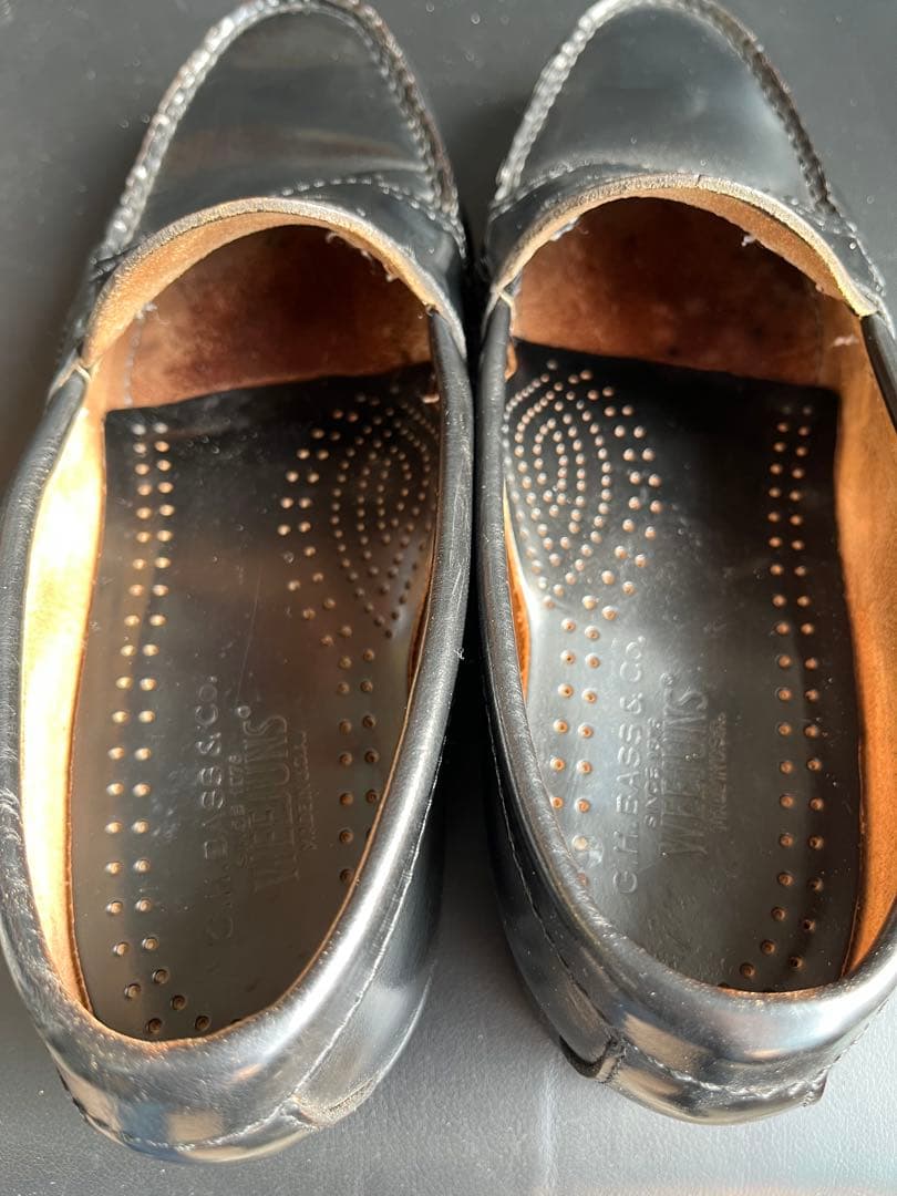 G.H BASS&CO WEEJUNS USA製 ローファー　ブラック