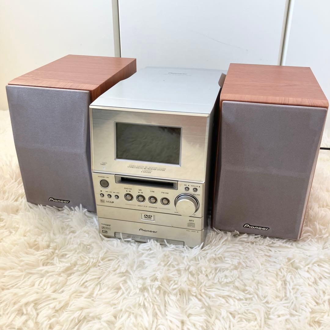 Pioneer XV- SV505DV DVD/CD/MD ミニコンポ