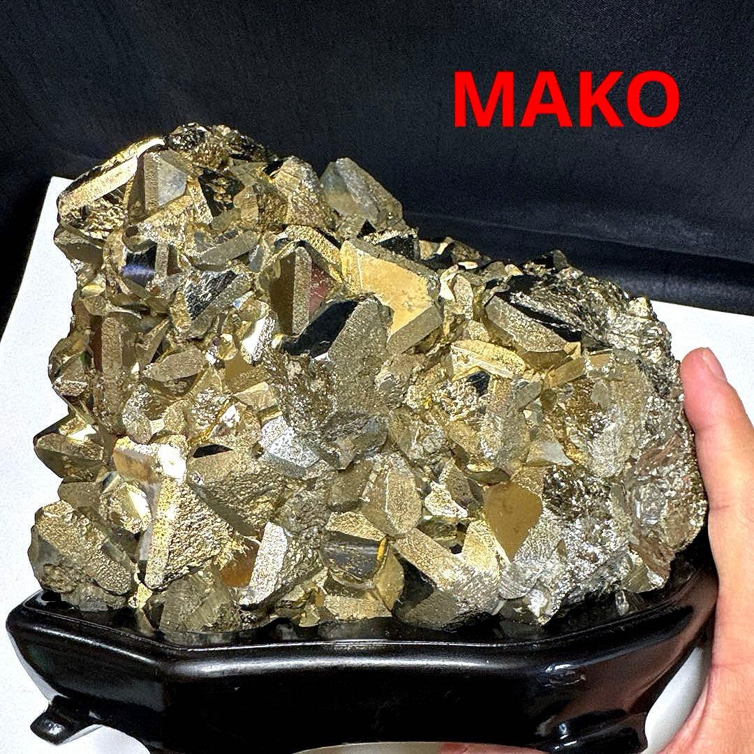 M1780☆パイライト原石クラスター5.6Kg☆天然石　原石☆N50502