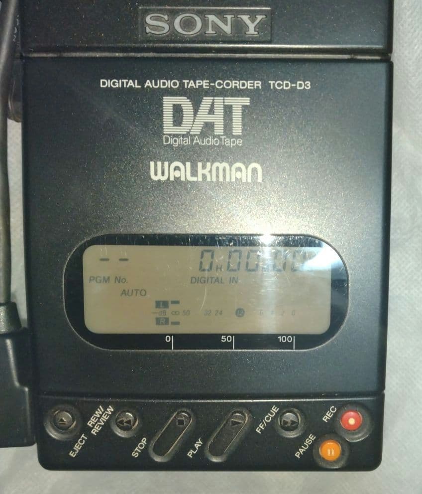 SONYDAT WALKMAN TCD-D3本体＆デジタル入出力アダプタ一式