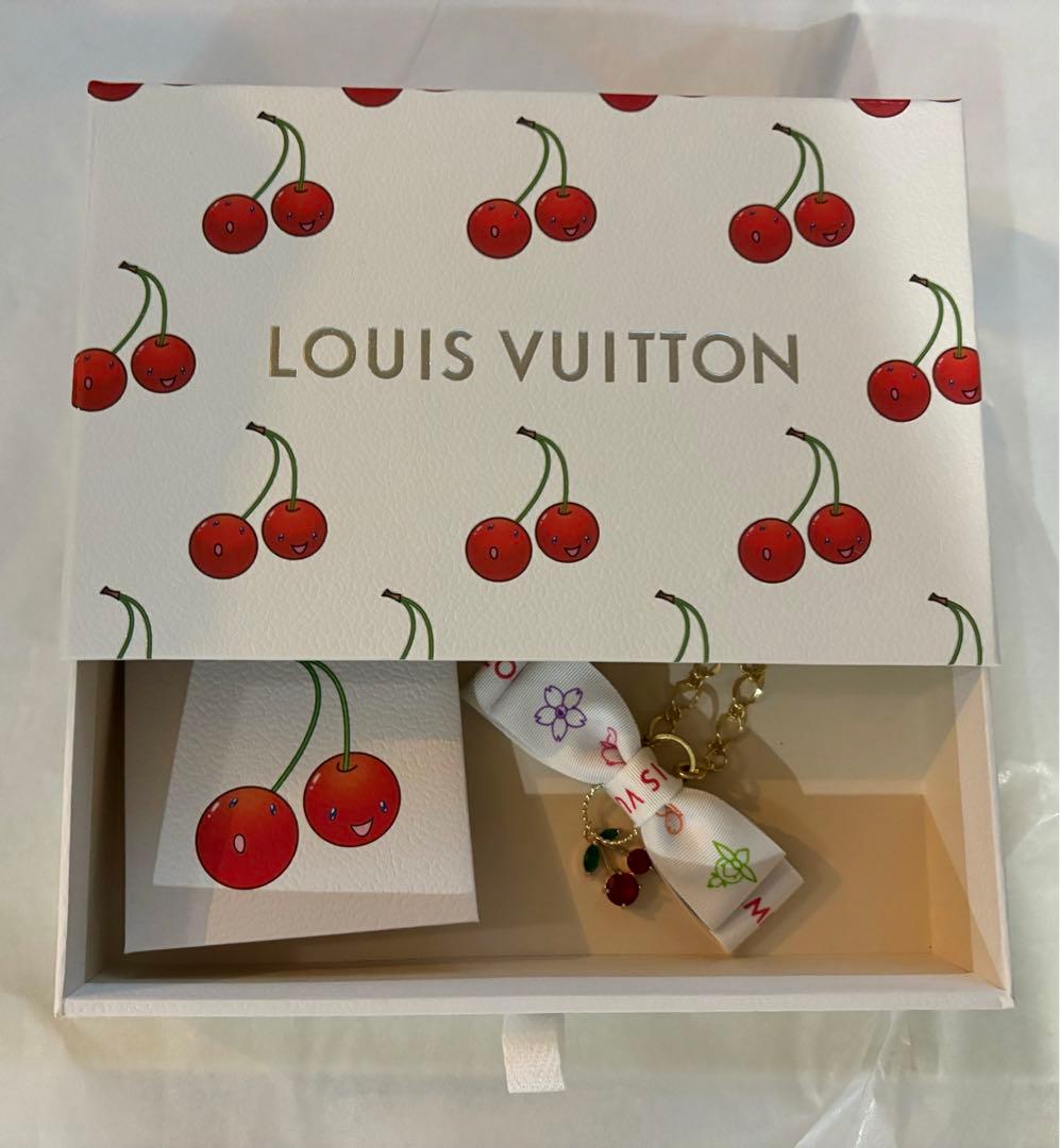 ルイヴィトン 村上隆第三弾 コラボ 箱＆りぼん・ショッパー・ステッカーセット