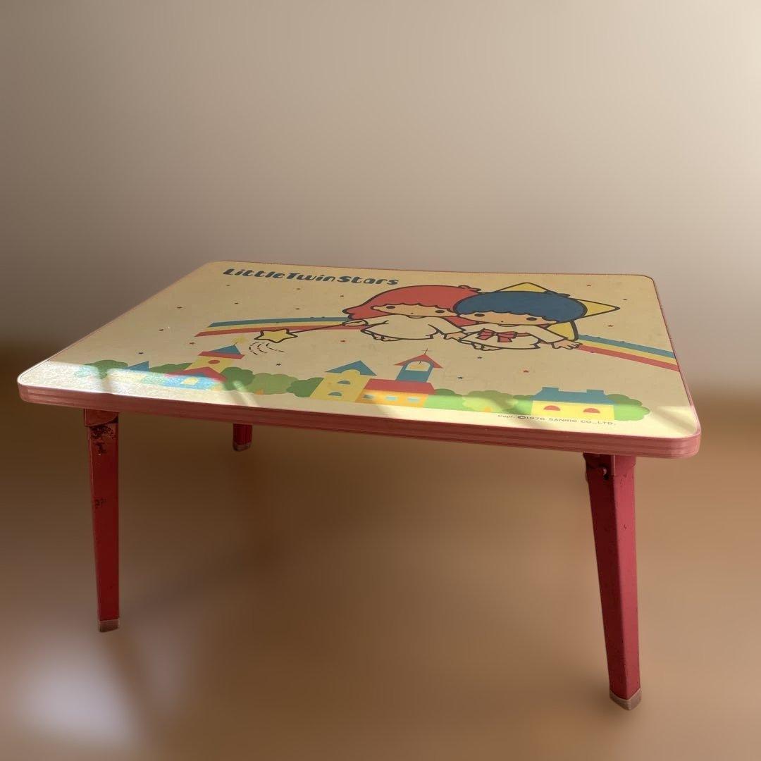 サンリオ リトルツインスターズ キキララ テーブル 昭和 50周年