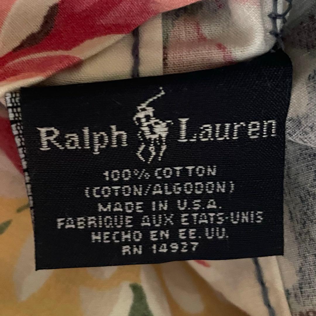 新品未使用✳︎ラルフローレンホーム✳︎2枚セット✳︎ブルー系花柄✳︎ピローケース✳︎