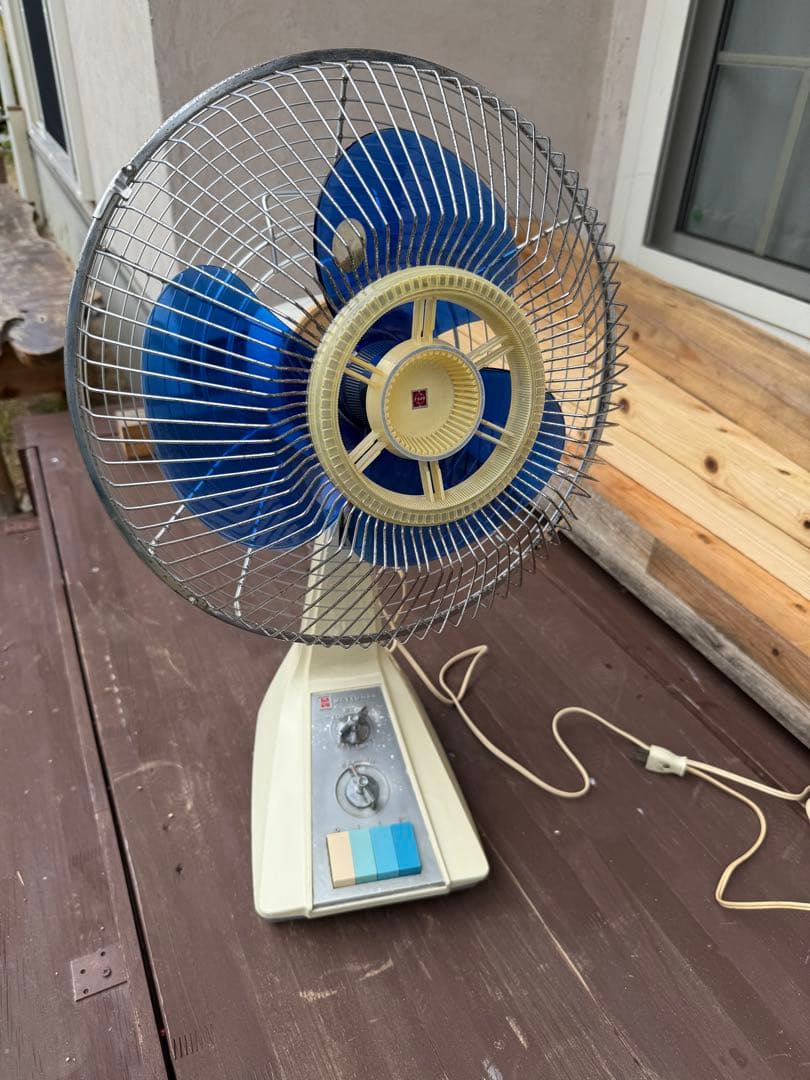 扇風機 F-30FZ 昭和　ナショナル　レトロポップ　アンティーク