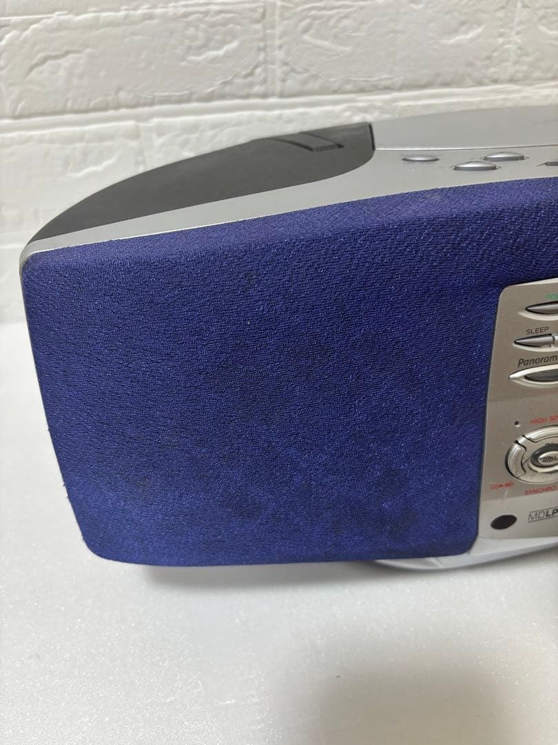 【MDLP対応】SONY　完動品　ZS-M37　CD/MDラジオ　リモコン付き