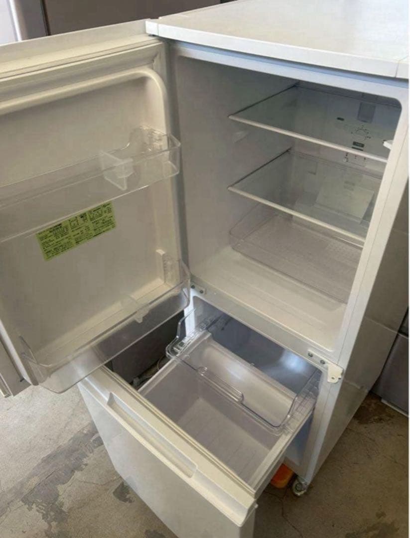 【高年式】2021年式 152L 2ドア冷蔵庫 シャープ SJ-D15G-W