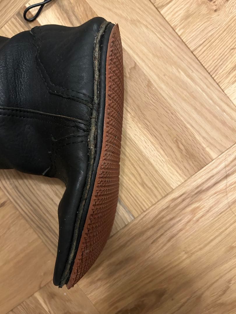 COMME des GARÇONS ブラックショートブーツ