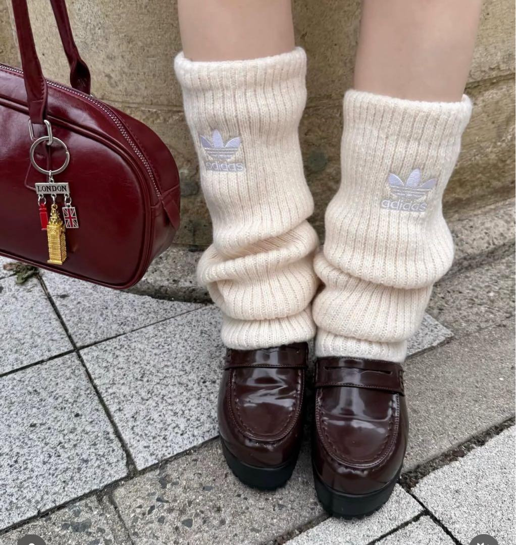 新品　adidas originalsレッグウォーマー　ブラック　IY4104