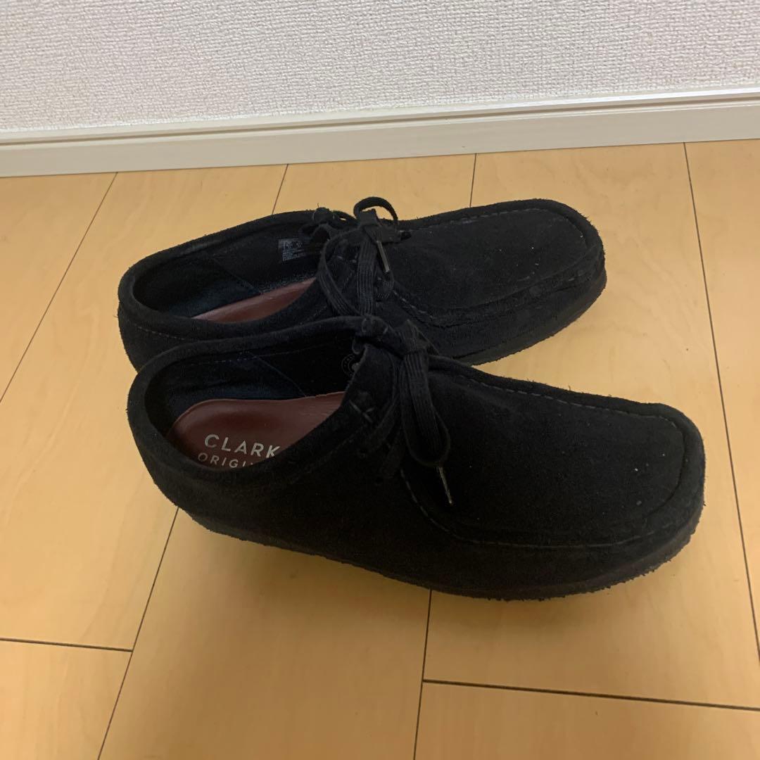靴 clarks wallabee Black 27.5cm