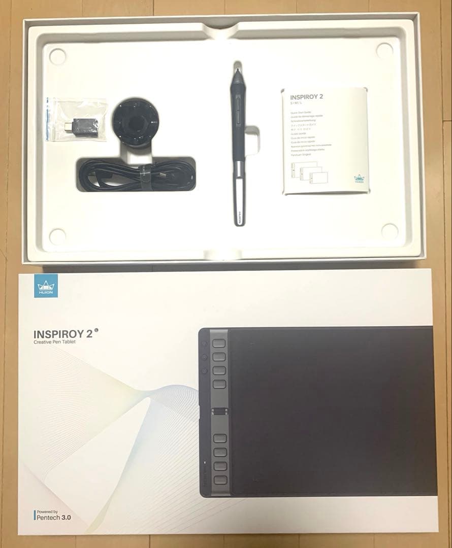 HUION ペンタブレット Inspiroy2 Lサイズ