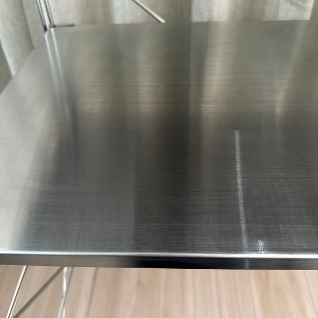 無印良品　ステンレスユニットシェルフ・ステンレス棚セット・ワイド