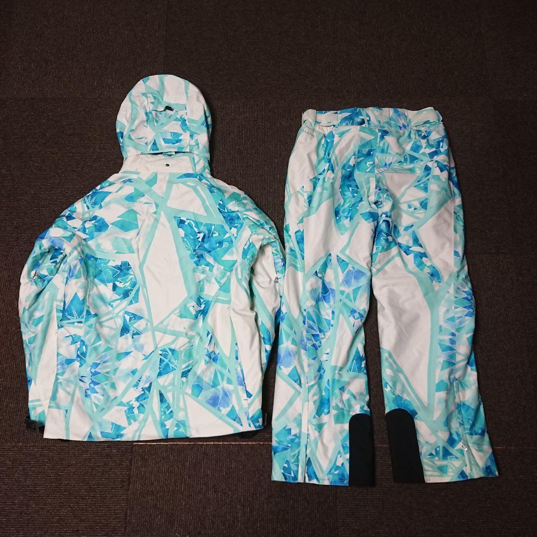 送料無料【ONYONE】訳有り 総柄スキーウェア上下セットアップ L/L
