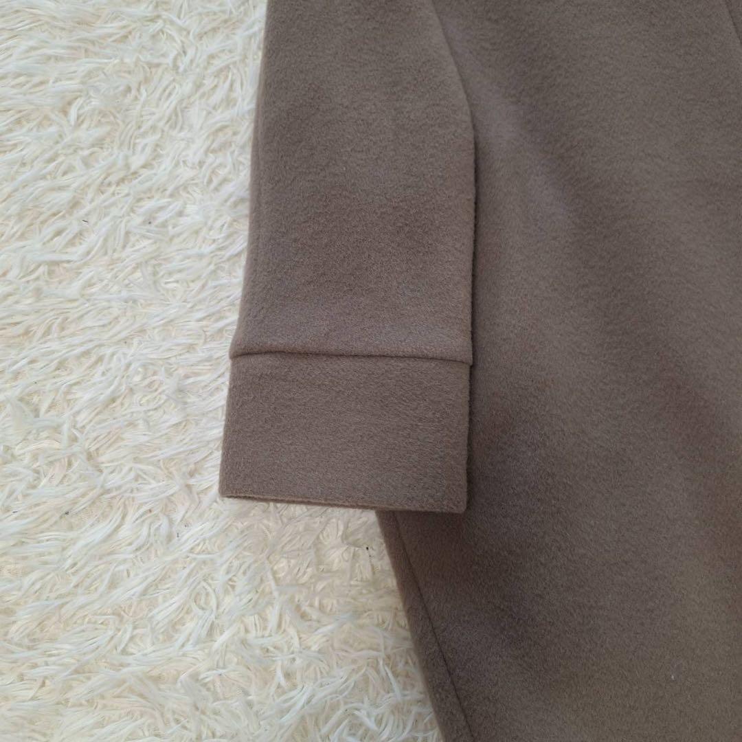 美品✨ティッカ 定価6.4万 近年テントコート ダブルブレスト トープ