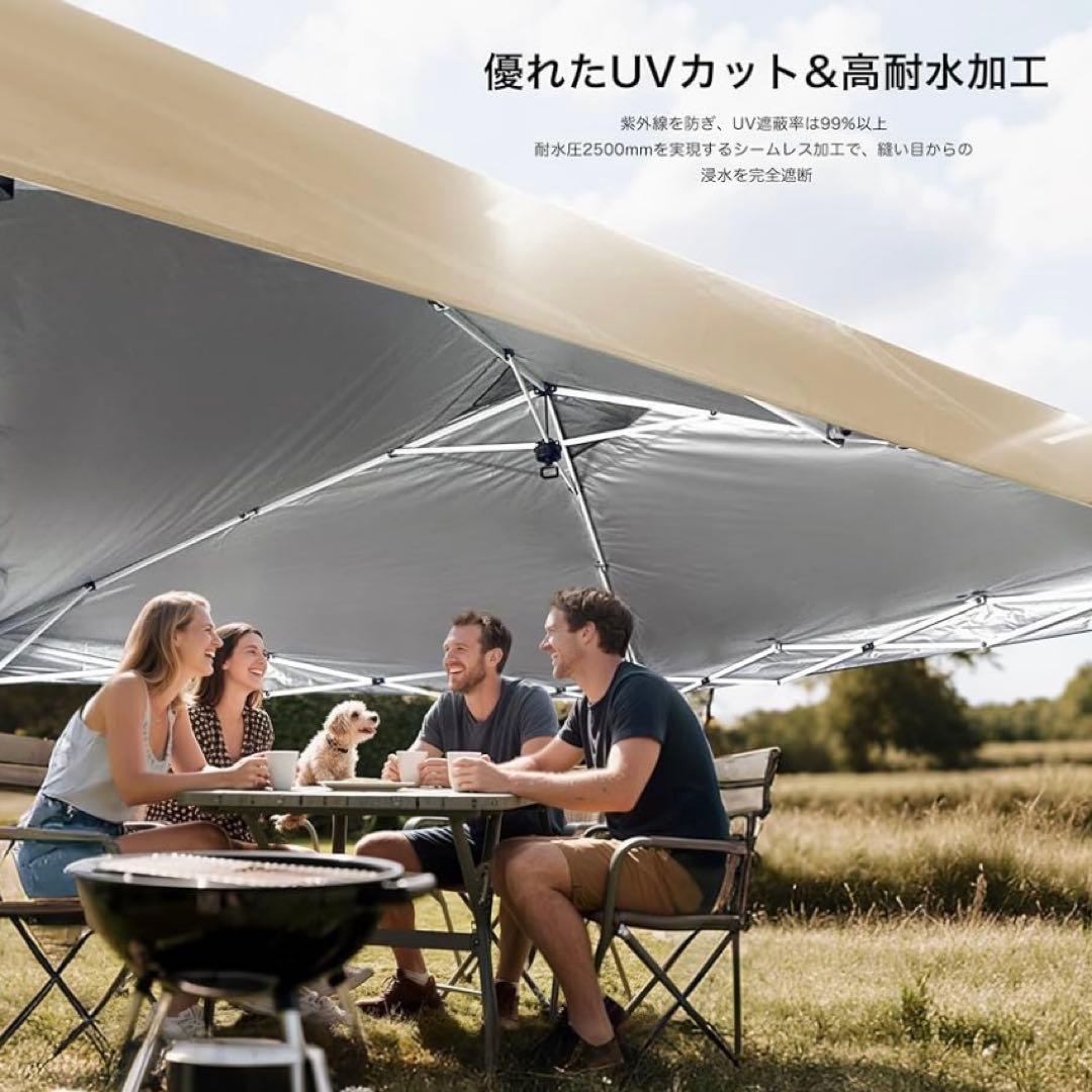 Origem テント ワンタッチ瞬速設営＆キャスター付き収納ケース3段階調節