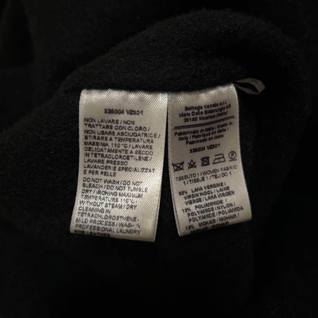 定番 BOTTEGA VENETA カシミヤ混イントレチャートダッフルコート