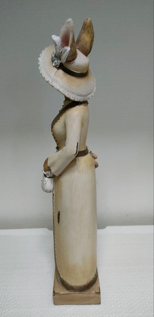 ウサギの 置物 カップル　　陶器製　ヴィンテージ