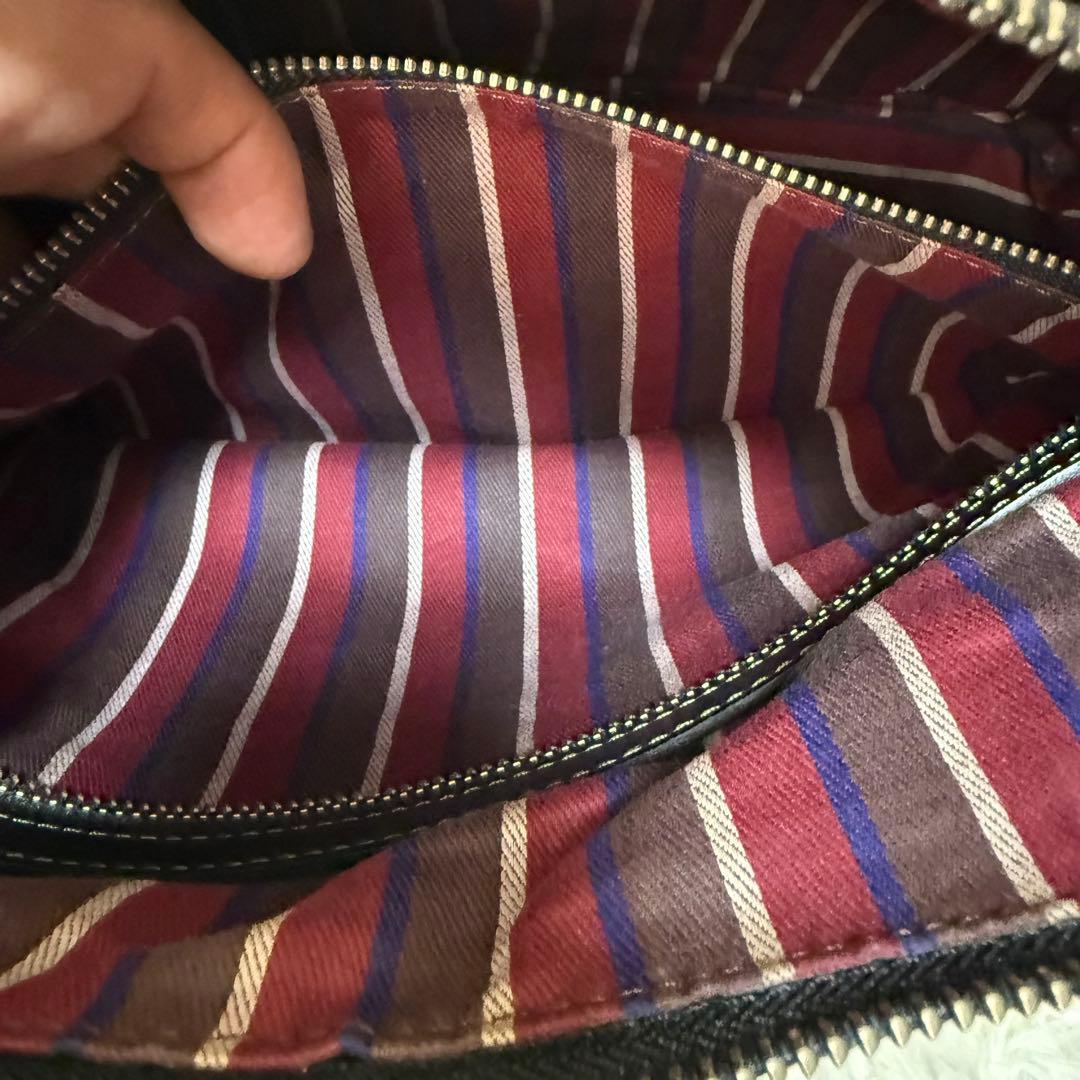 【美品】ソメスサドル ショルダーバッグ メッセンジャーバッグ レザー ブラック