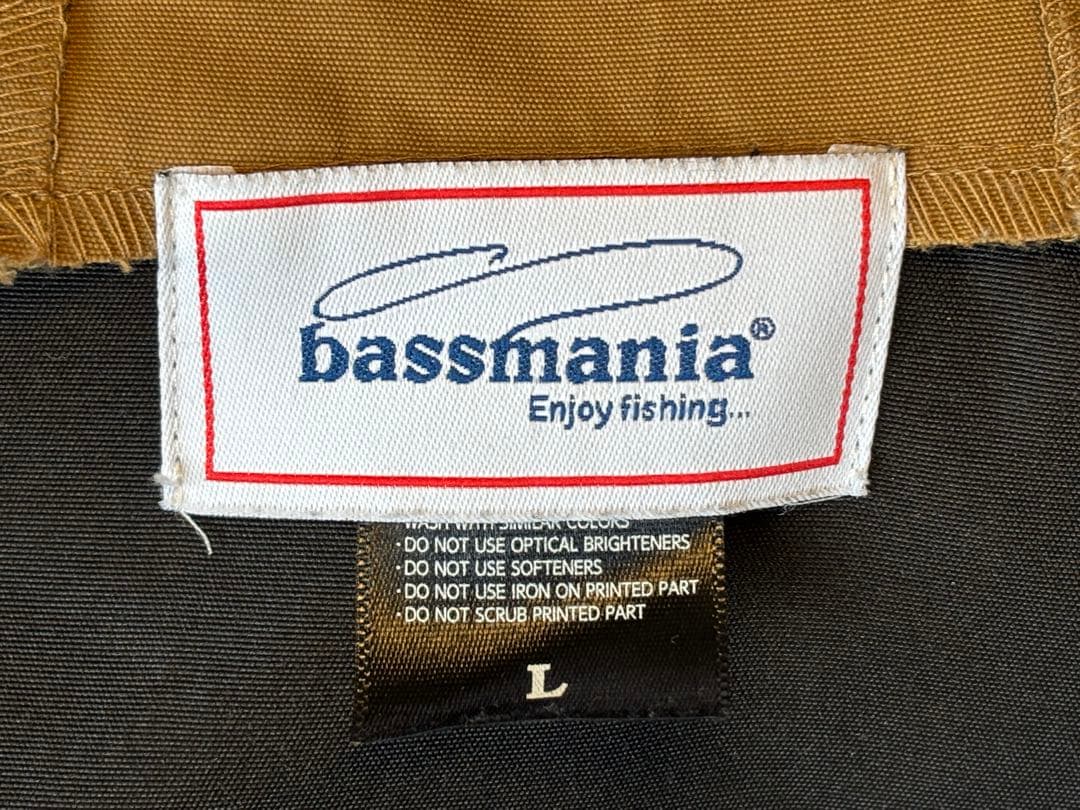 BASSMANIA/フィッシング/ジャケット/マウンテンパーカー/バス釣り/良品
