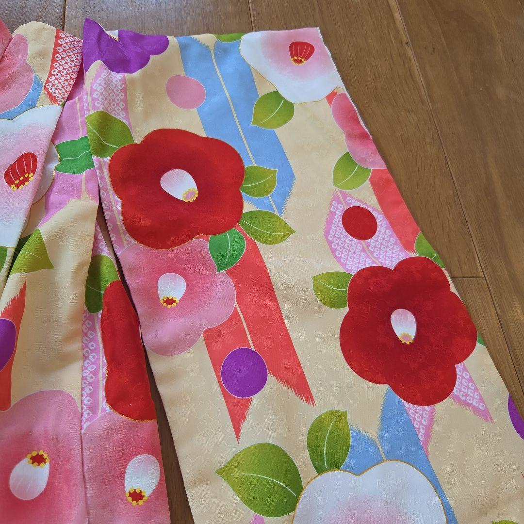 ★美品★七五三 着物セット 子供用 花柄【京都花ひめ】