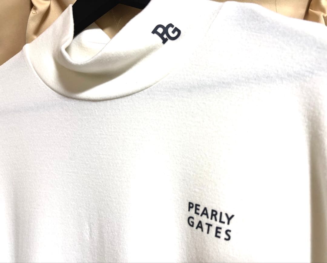 【新品未使用品】PEARLY GATES タートルネックシャツ ホワイト6