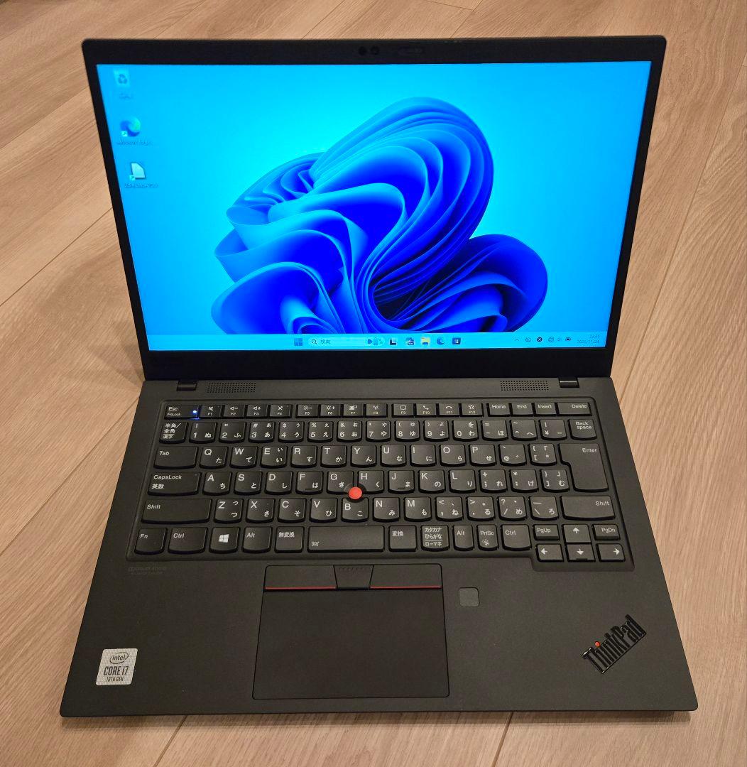 【極美品】Lenovo ThinkPad X1 Carbon Gen8 i7搭載