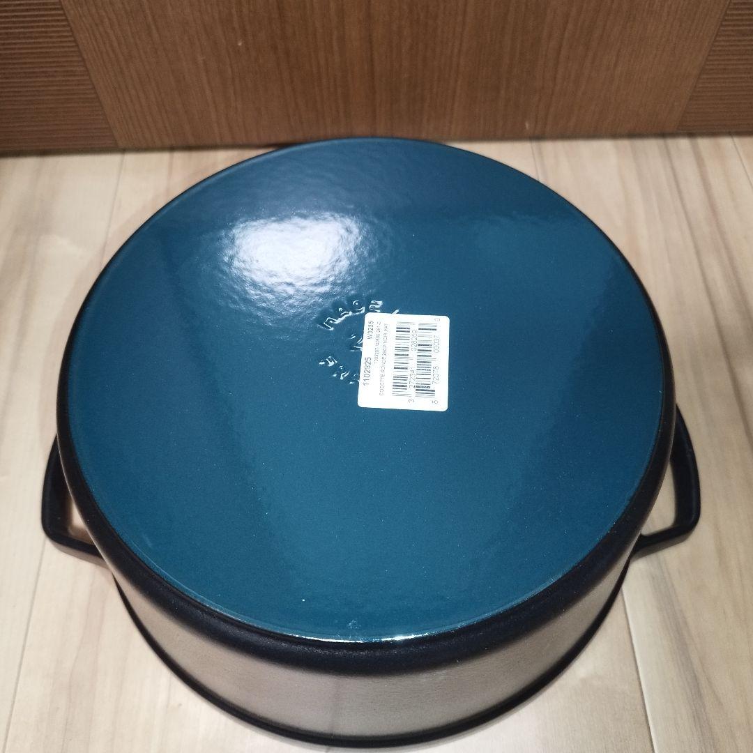 【新品未使用】STAUB ココットラウンド 28cm ブラック