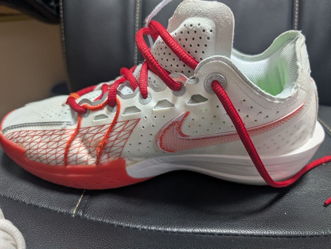 Nike GT CUT 3 EP ホワイト/レッド バスケットシューズ