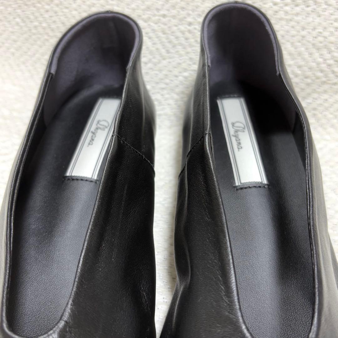 専用 Dhyana. 金子綾 現行モデル 本革 ポインテッドフラットシューズ