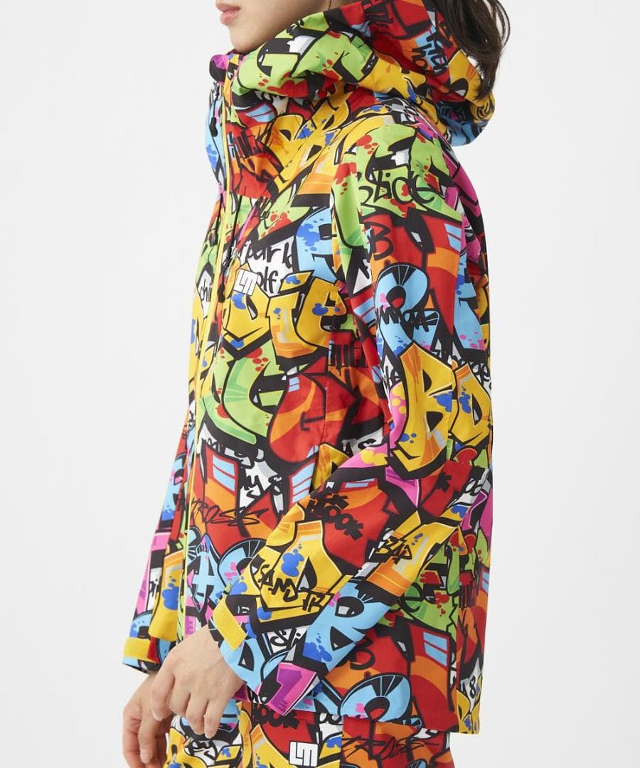 ラウドマウス レインジャケット 防風透湿アウトドアレインパーカー