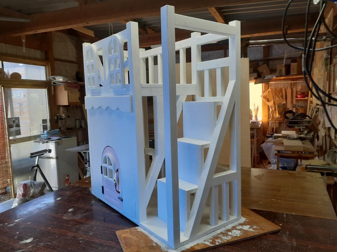 ＃なんでもつくる家具【商品名】わんちゃん・ねこちゃん2階建てハウス