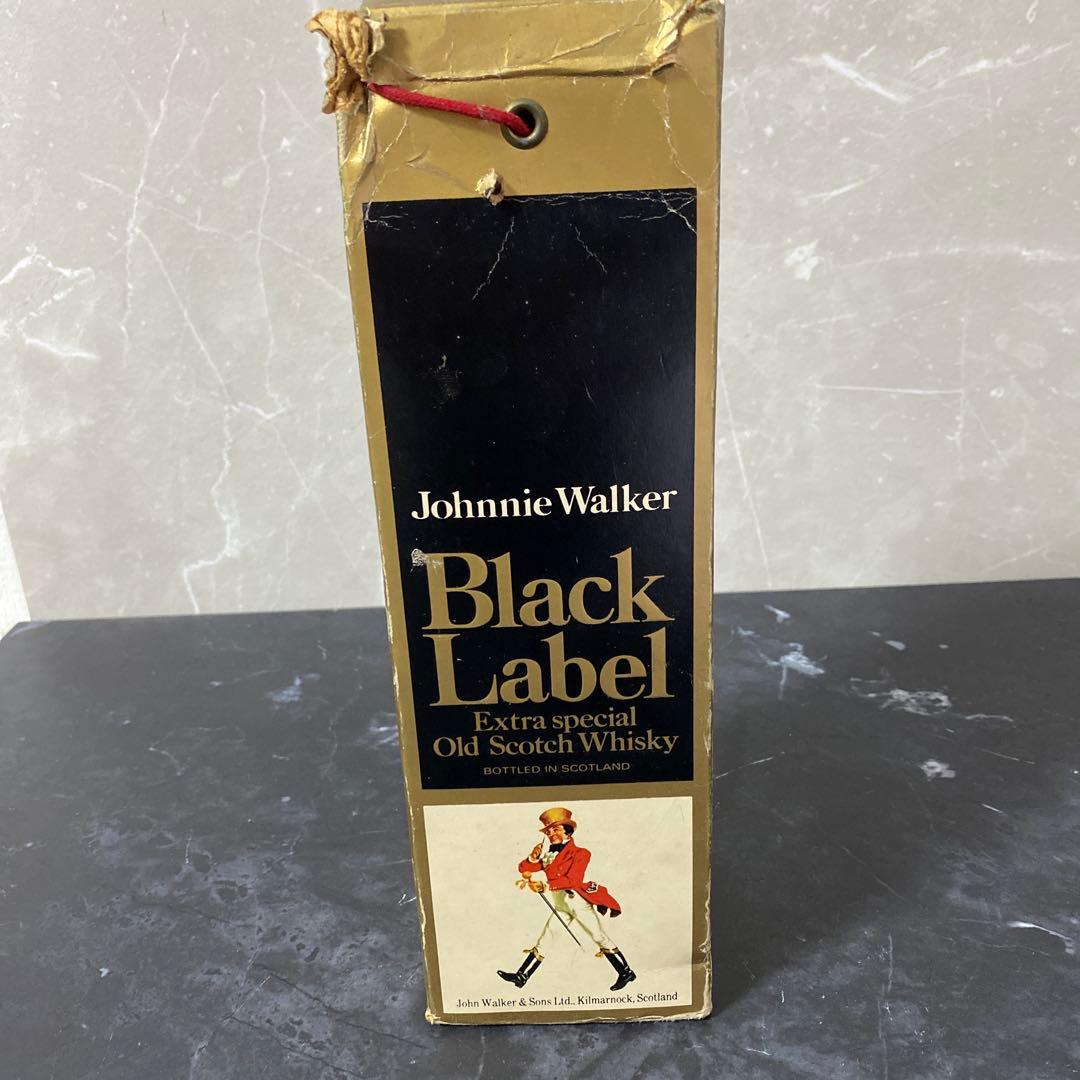 【稀少沖縄向けボトル】ジョニーウォーカー　黒ラベル　白紋章