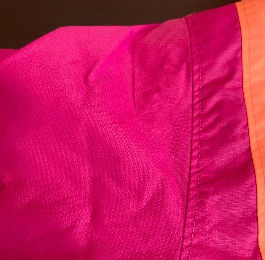 Columbia 子供用フード付きジャケット ピンク/オレンジ　手袋セット