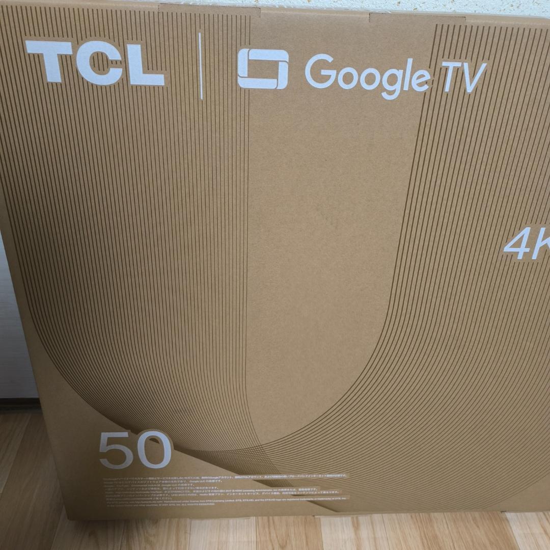 値下げしました　TCL 50インチ 4K スマート液晶テレビ