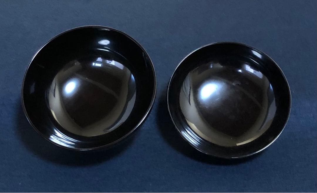 《R》輪島塗 沈金桜川 吸物椀5客 木製漆器 木箱　251218か1