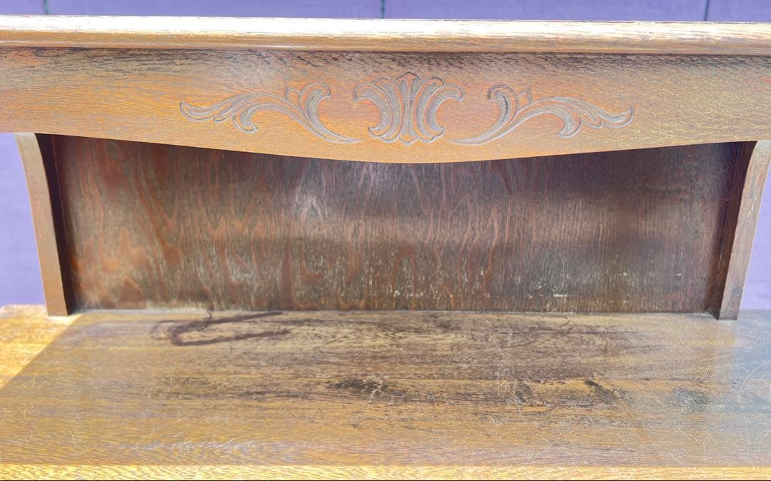 木製ガラス扉キャビネットアンティーク