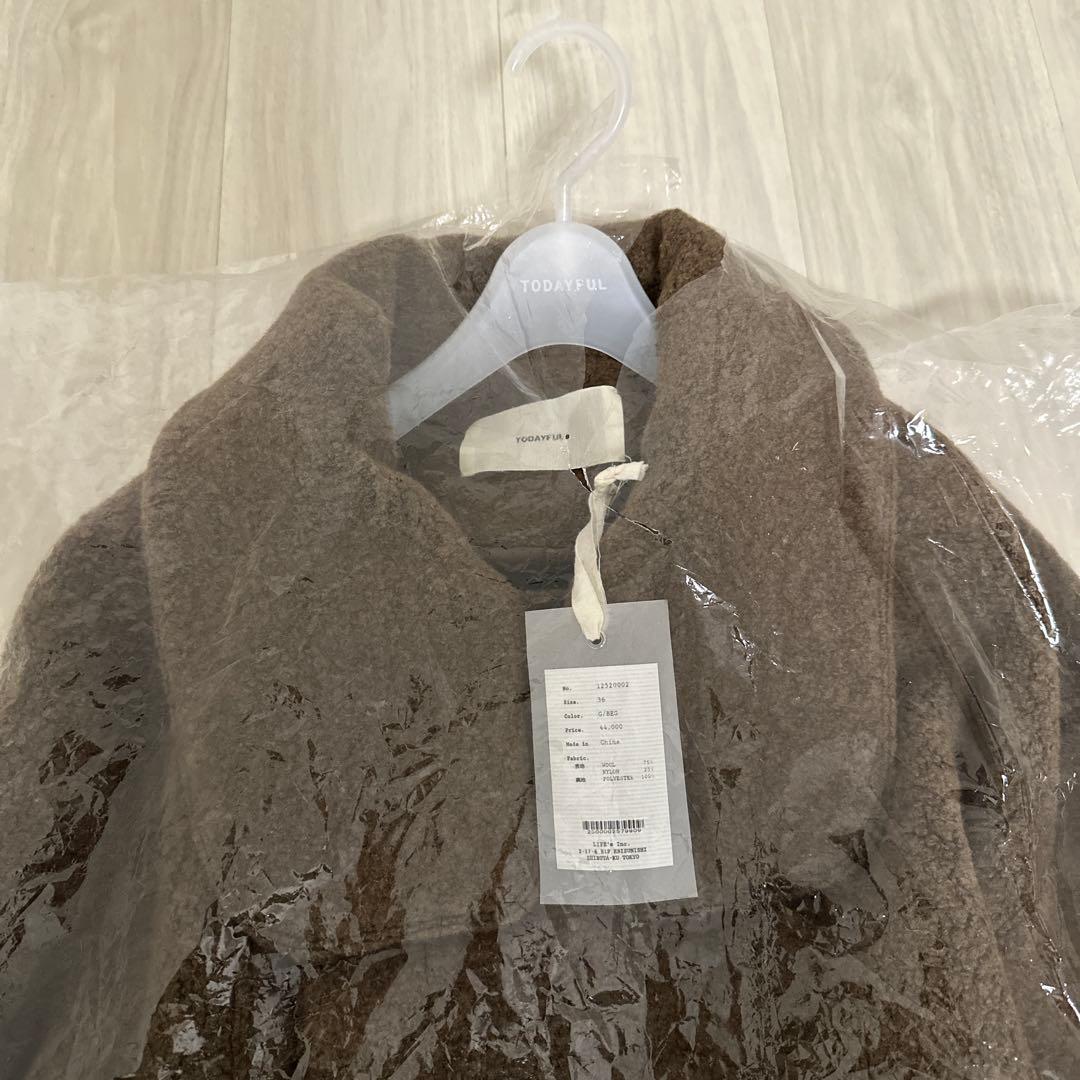 ✳︎新品✳︎TODAYFUL StandcollarBoucleJacket 36