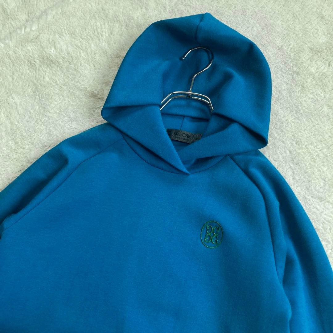 極美品・近年モデル✨G/FORE　ゴルフウェア　パーカー　リブ　ロゴ刺繍　M位