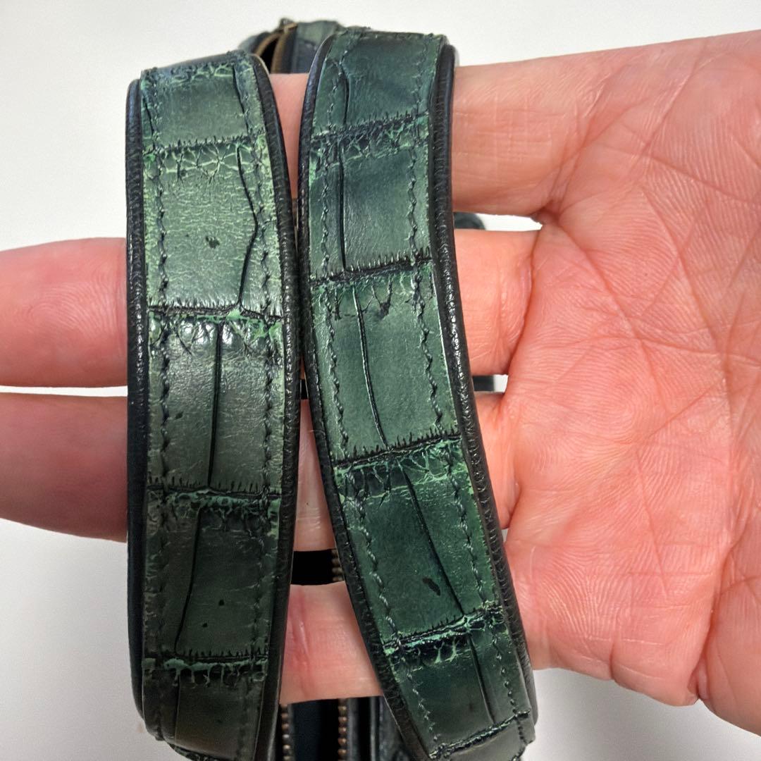 「ぬこさん専用〜ʕ•ᴥ•ʔ」IBIZA ダークグリーン　ハンドバッグ　美品！