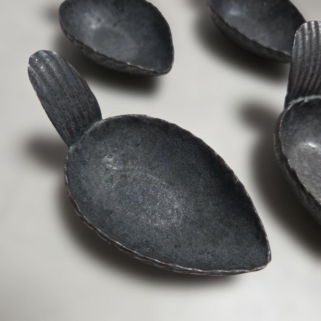 市野吉記　匙　4個