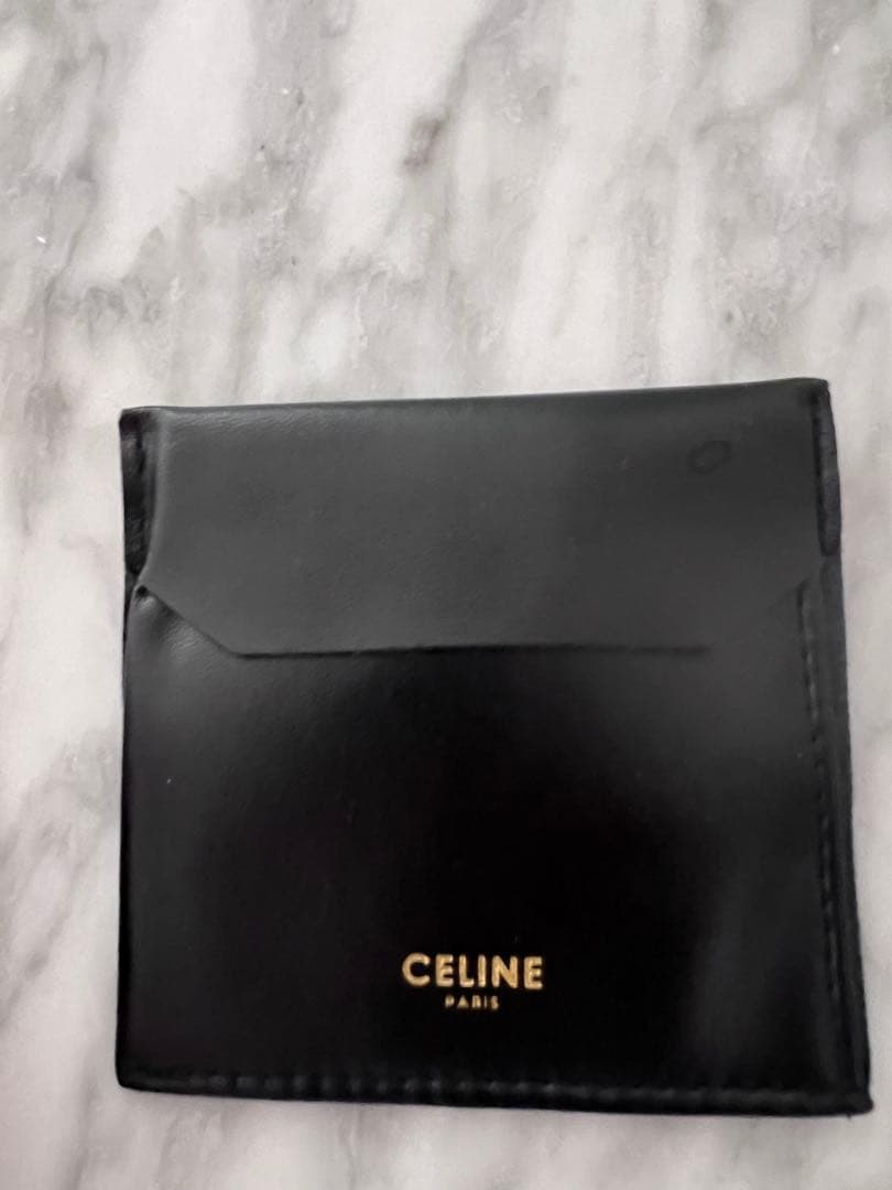 B*D様 CELINE シルバー ノットデザイン フープピアス