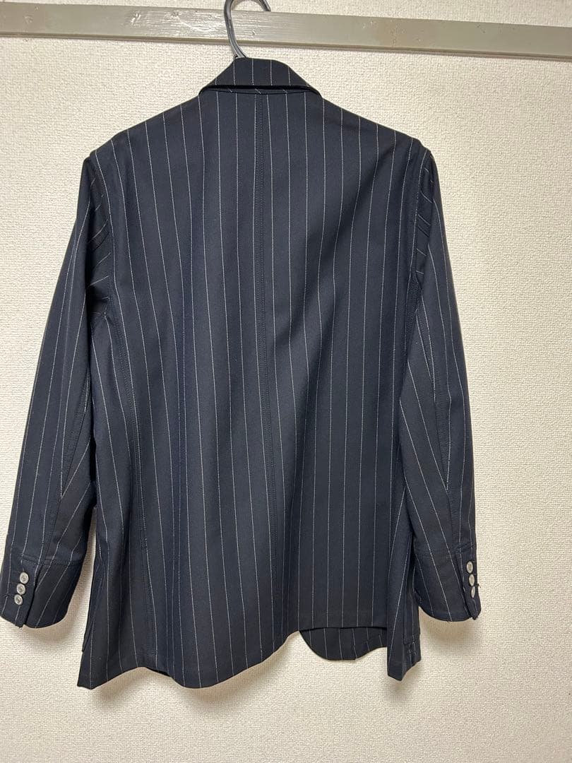 未使用beautiful people×GUセットアップ紺 ストライプ