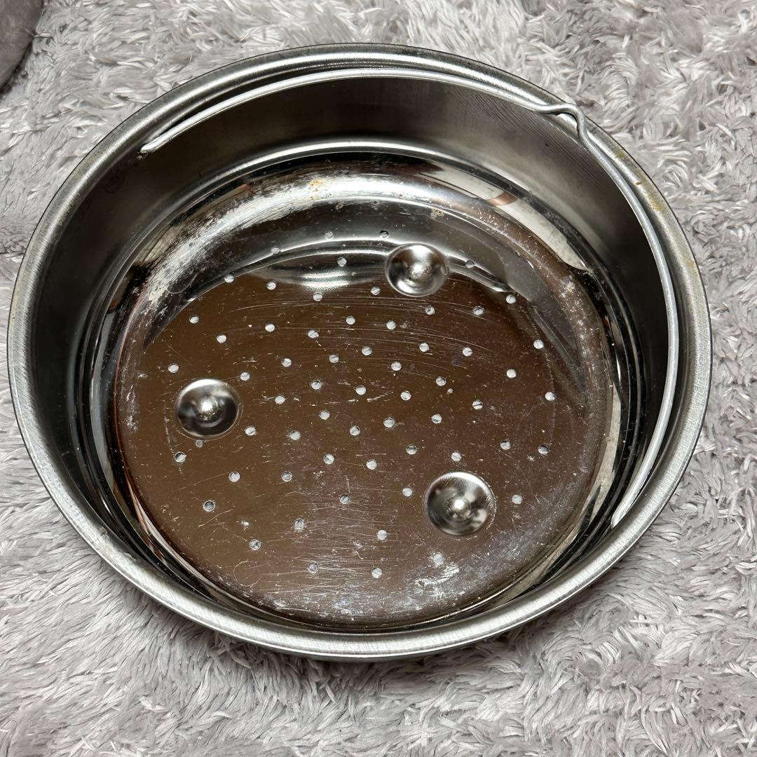 業務用 ステンレス 寸胴鍋 蒸し器 4個セット 大中小