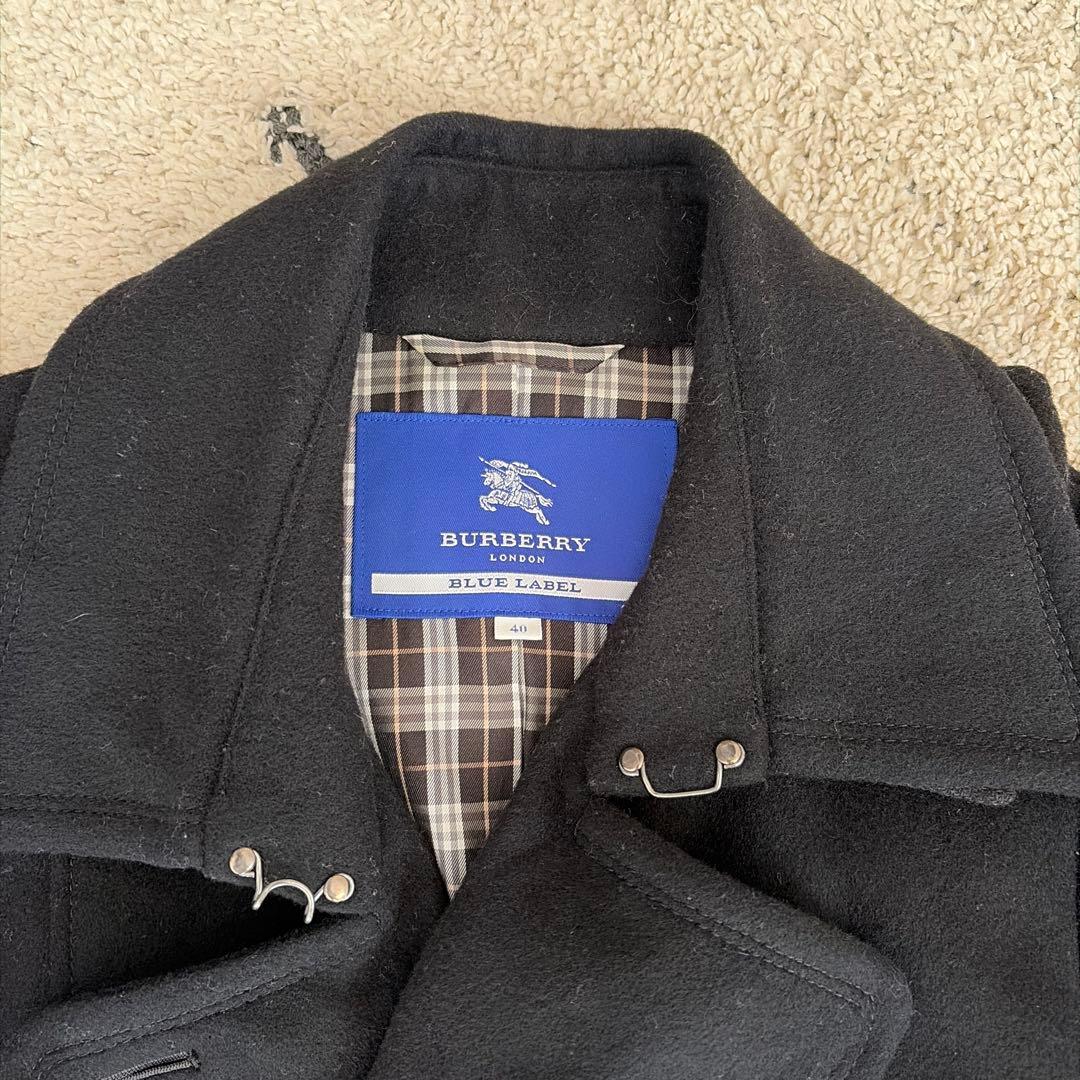 ✨️miyabi✨️様売約分カシミヤ混BURBERRY ブラック コート