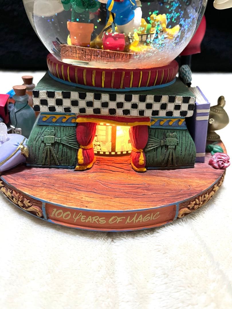 Disney スノードーム　オルゴール　ミッキー　ミニー