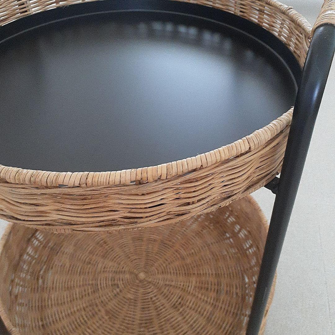 IKEAイケア　ルッバン　ワゴンテーブル