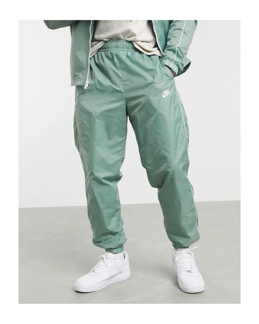 Nike ミントグリーン ナイロンジャケット上下セット