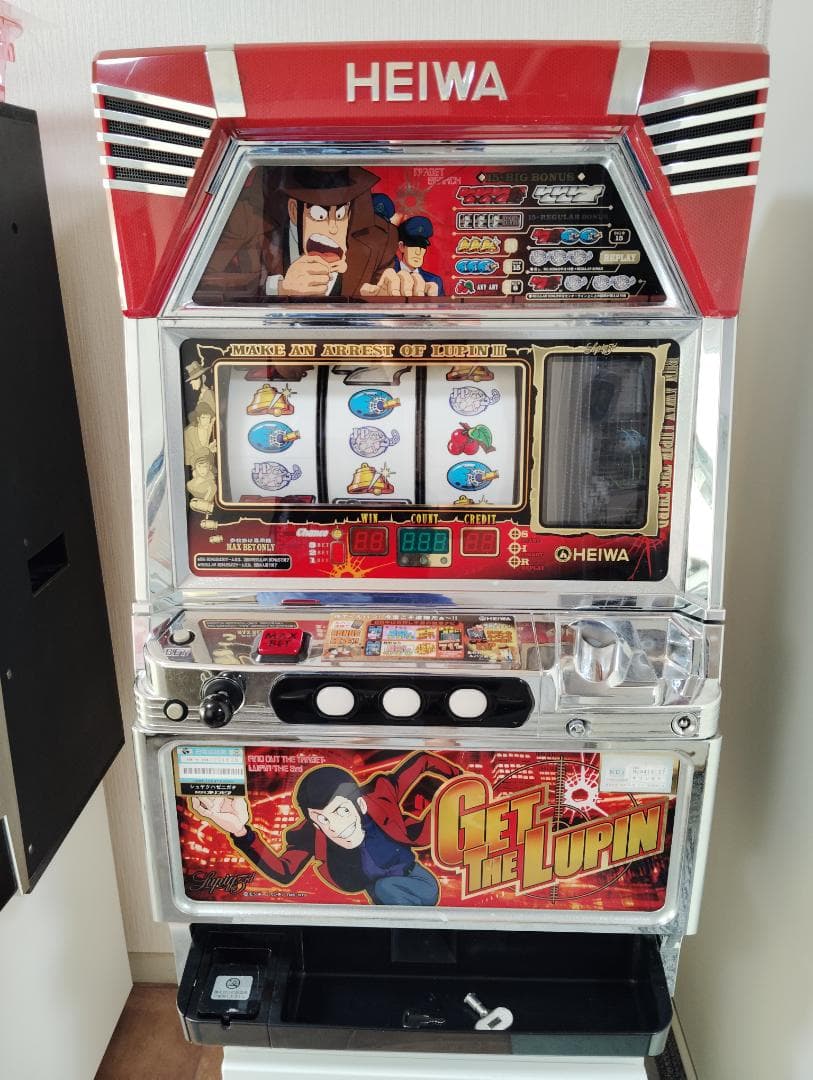 パチスロ　実機　主役は銭形　4号機