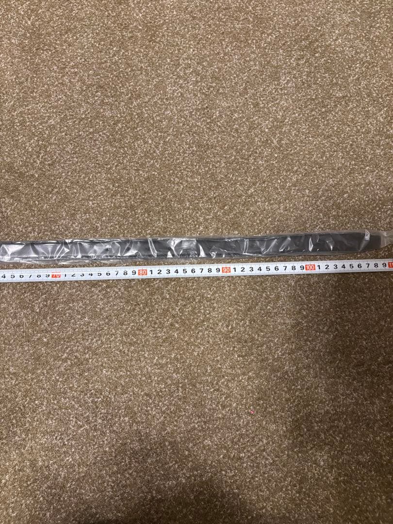 黒レザーベルト ダブルCロゴ 約110cm